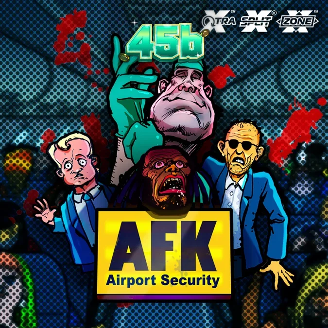 Interface do jogo AFK Airport Security com elementos de aeroporto